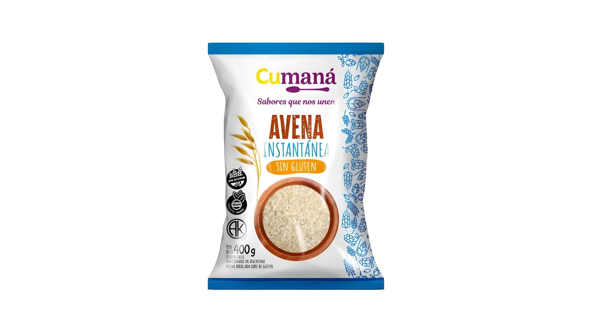 CUMANA AVENA INSTANTANEA 400 GRS