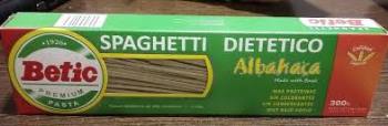 Betic SPAGHETTI ALBAHACA 300 grs