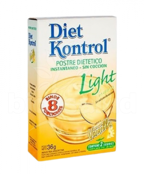 DIET KONTROL POSTRE VAINILLA 36 GRS