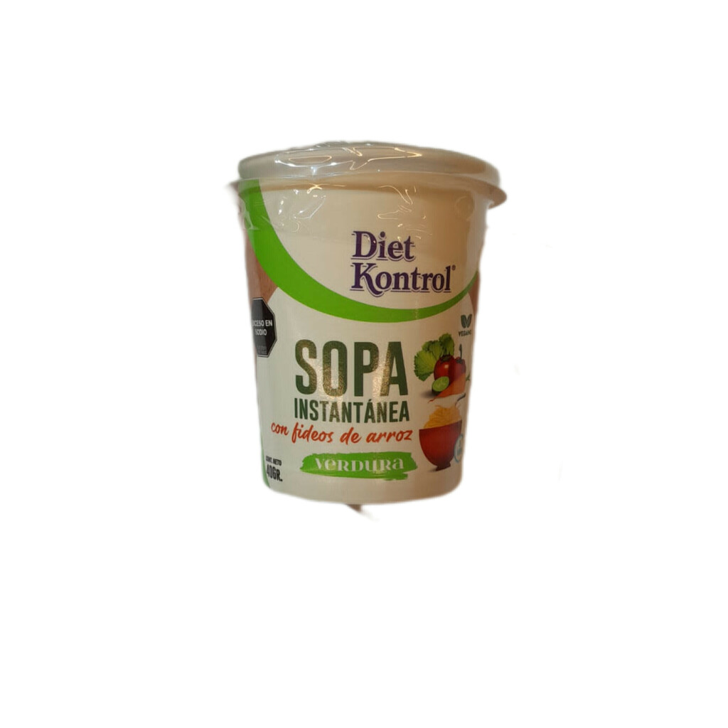 DIET KONTROL SOPA VEGETALES VERDE 40 GRS