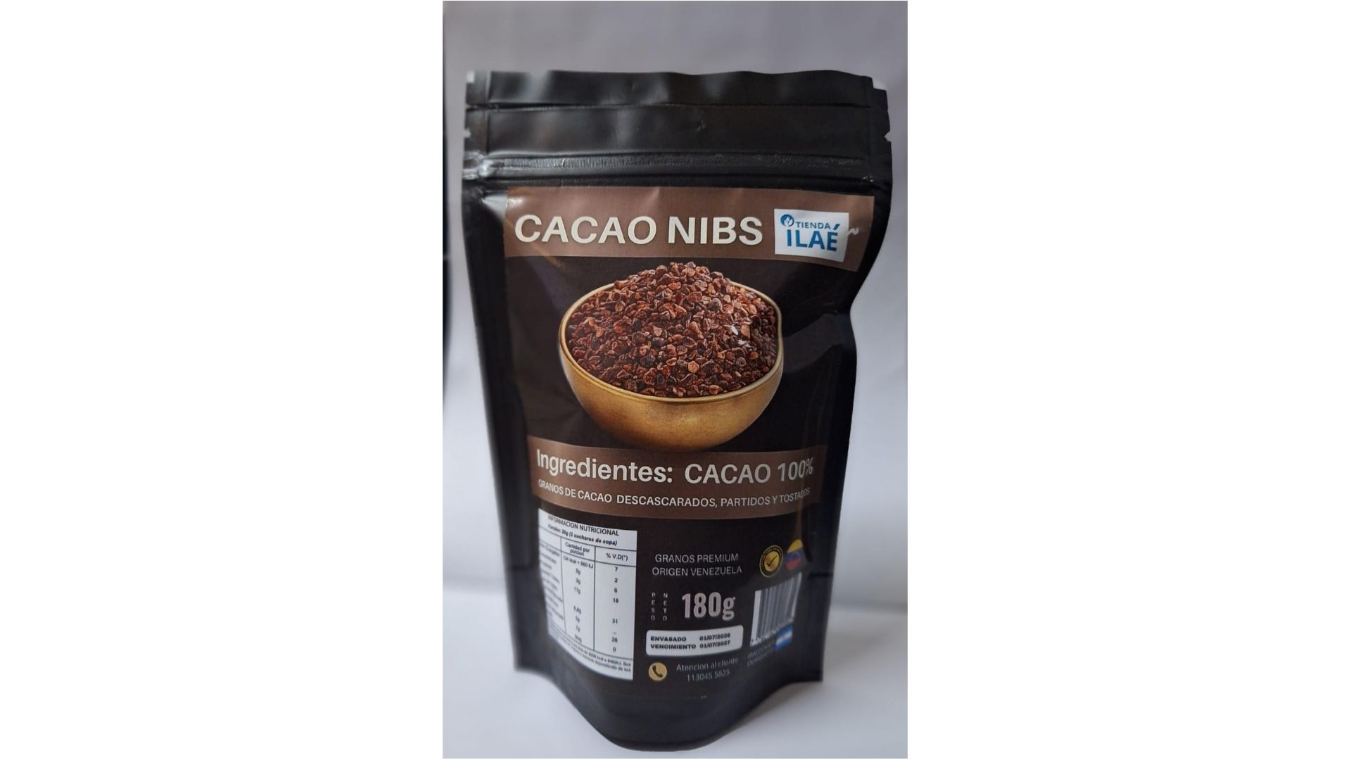 DIET KONTROL CACAO NIBS 180 GRS