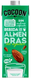 COCOON LECHE DE ALMENDRAS S/A 1 LT