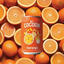 COCOON GASEOSA NARANJA 354 ML
