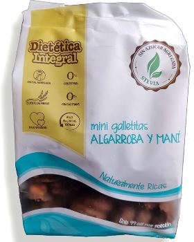 Diet Integral GALLETITAS ALGARROBA MANI 200 grs