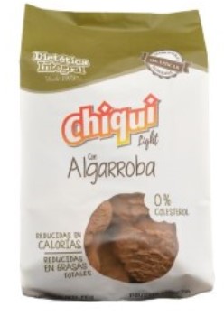 DIET INTEGRAL CHIQUI ALGARROBA 190 GRS