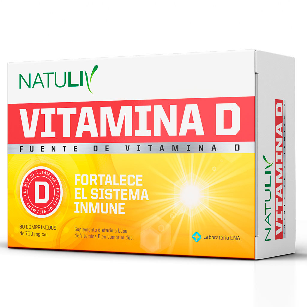NATULIV VIT D 30 COMP
