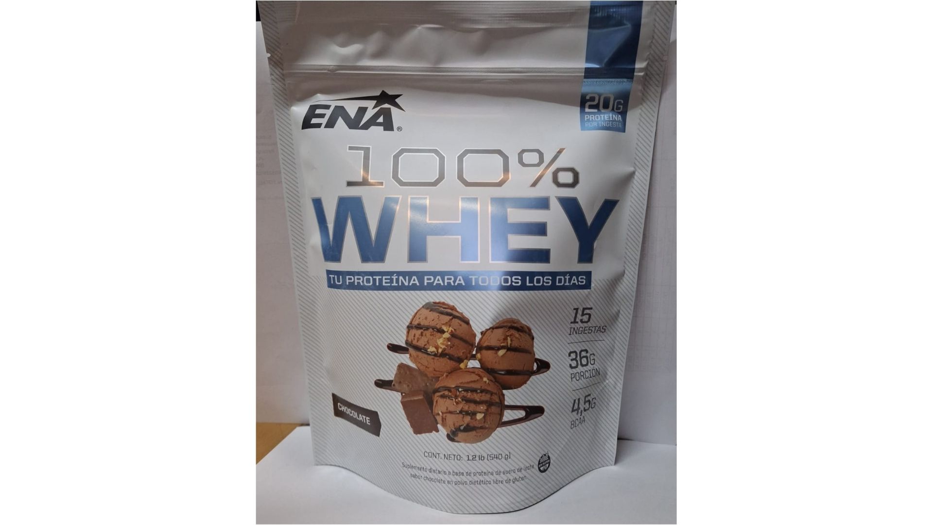 ENA 100 % WHEY CHOCOLATE 540 GRS
