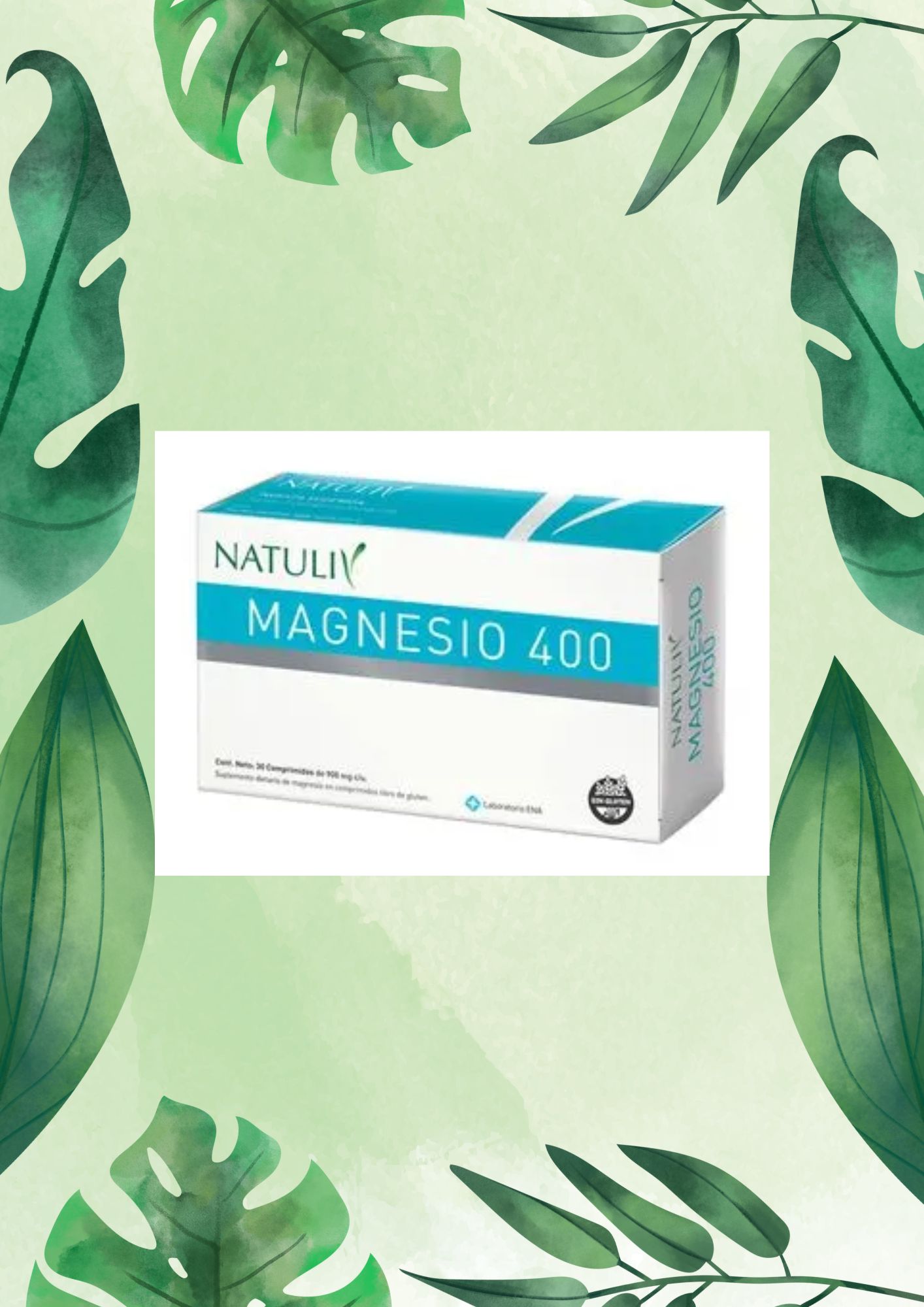 NATULIV MAGNESIO 400 30 COMP