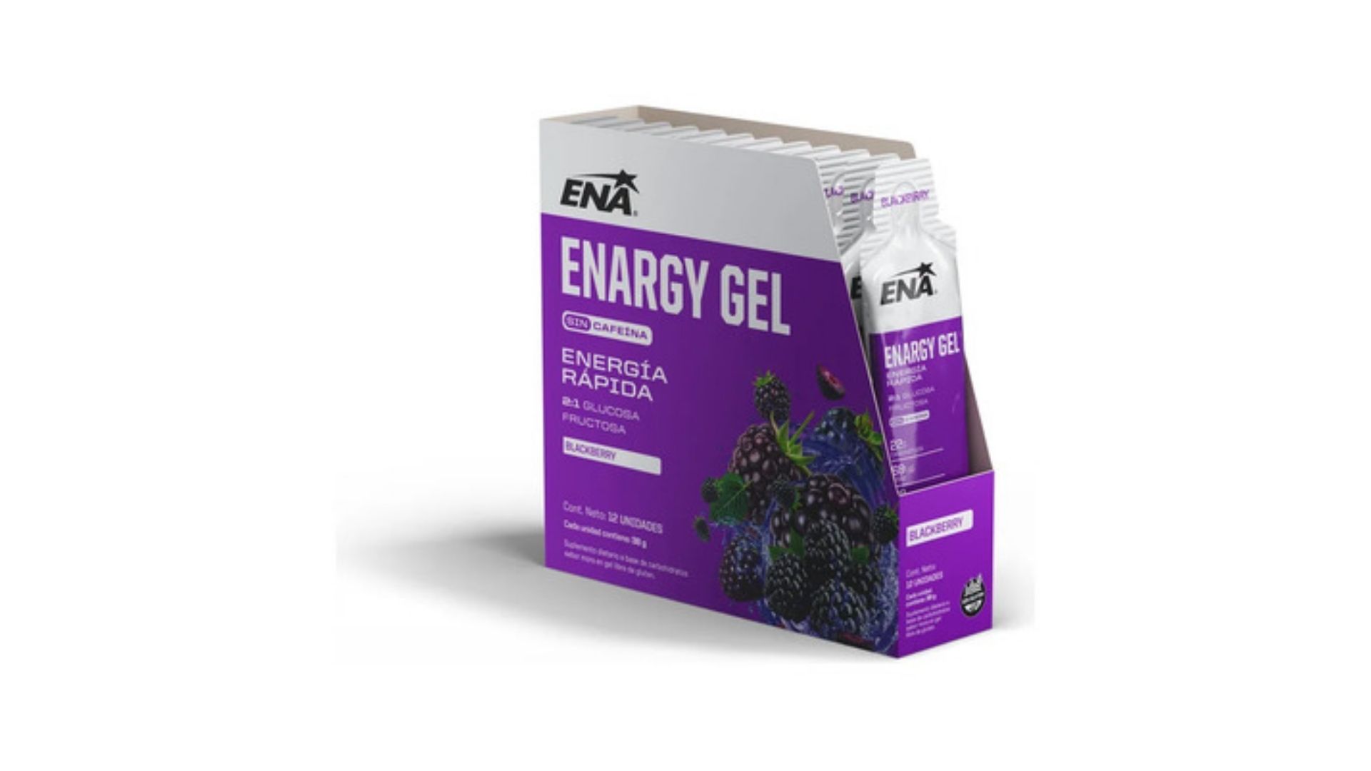 ENA GEL SIN CAFEINA BLACKBERRY 12 UNID
