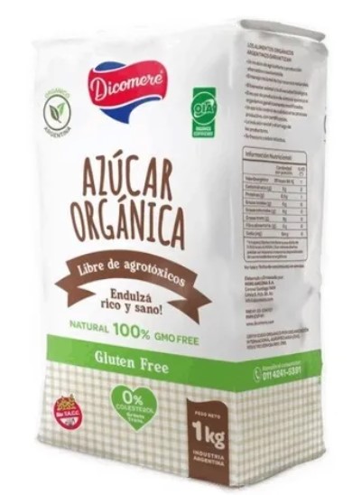 DICOMERE AZUCAR ORGANICA 1 KG