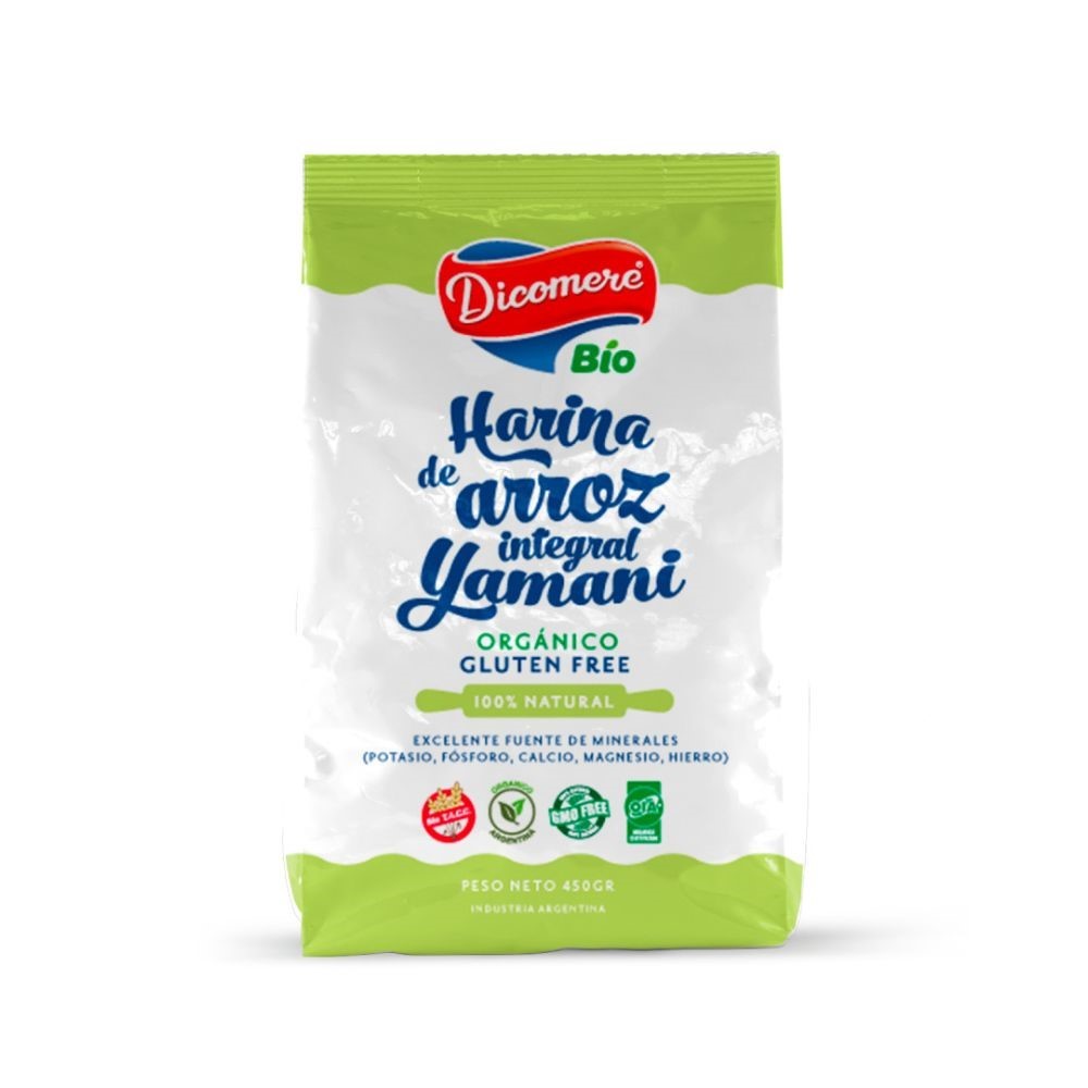 DICOMERE HARINA DE ARROZ INTEG YAMANI 450 GRS