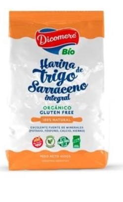 DICOMERE HARINA TRIGO SARRACENO ORG 450 GRS