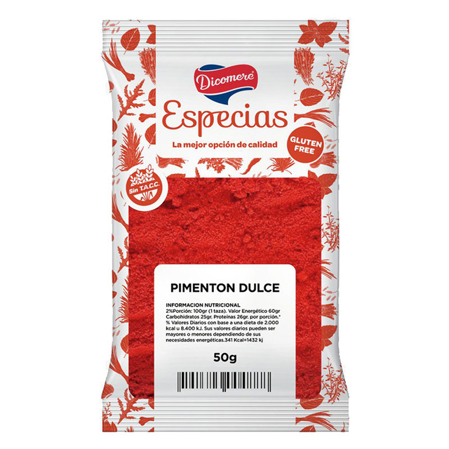 DICOMERE PIMENTON DULCE 50 GRS