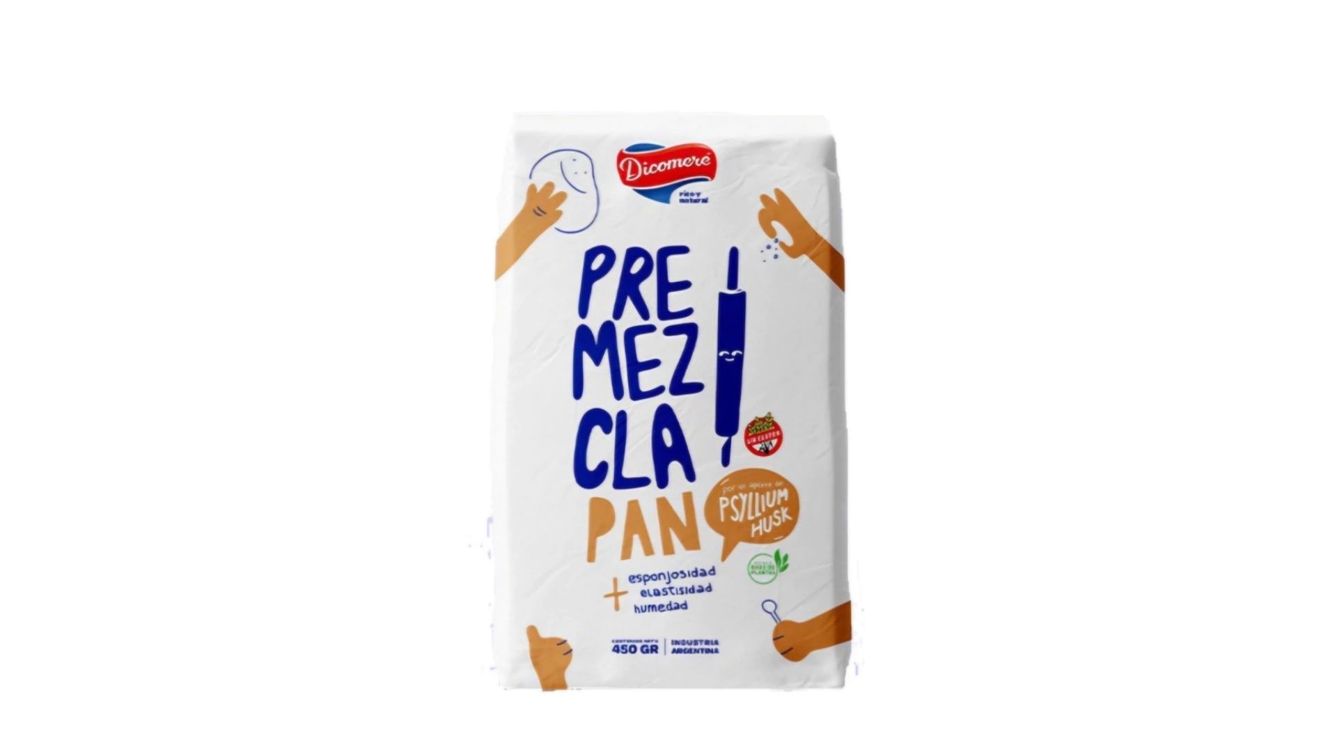 DICOMERE PREMEZCLA PAN 450 GRS