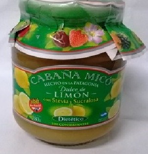 Cabañas Mico DULCE DE LIMON S/A 380 grs