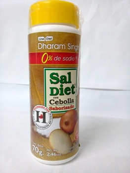 Dharam Singh SAL DIET CEBOLLA 0% SODIO 140 grs