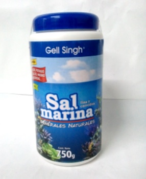 Gell Singh SAL MARINA NATURAL 750 grs