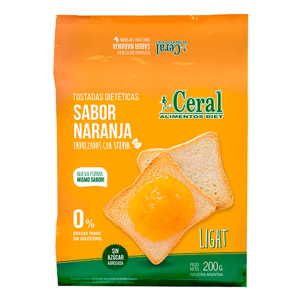 Ceral TOSTADAS NARANJA 200 grs