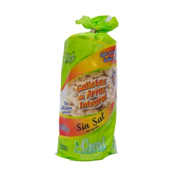 Ceral DISCOS ARROZ S/SAL 100 grs