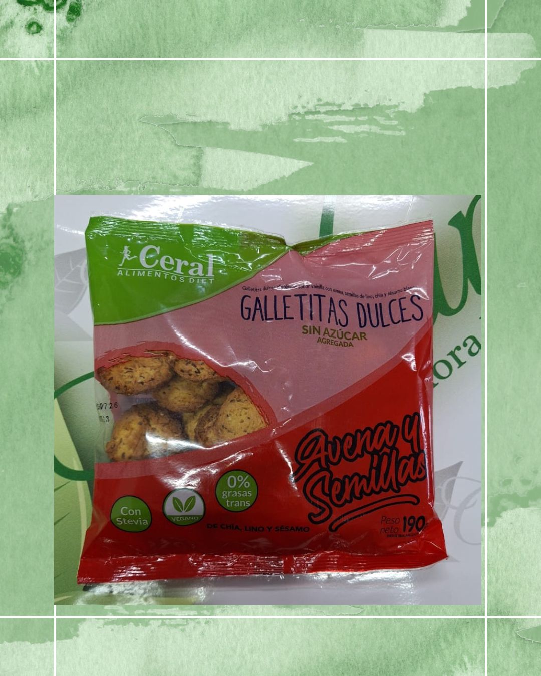 CERAL GALLETITAS S/A AVENA Y SEMILLAS 190 GRS