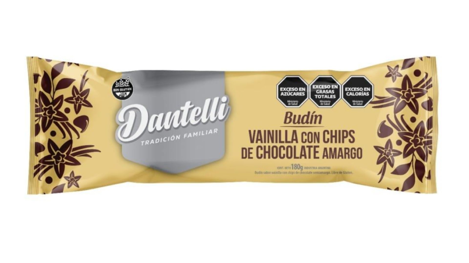 DANTELLI BUDIN VAINILLA CON CHIPS 180 GRS