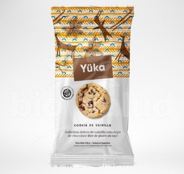YUKA GALLETITAS DE VAINILLA CON CHIPS 150 GRS