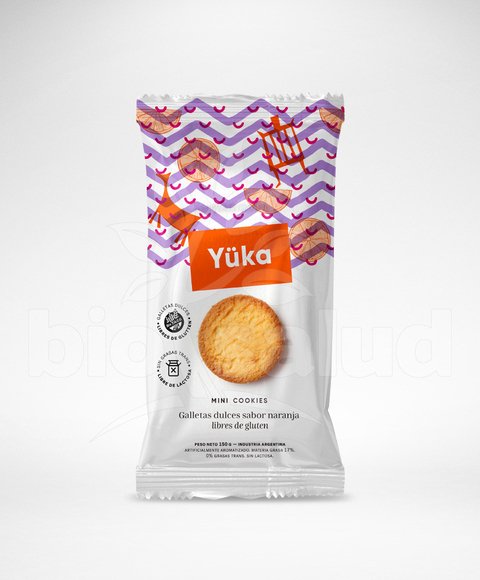 YUKA GALLETITAS DE NARANJA 150 GRS