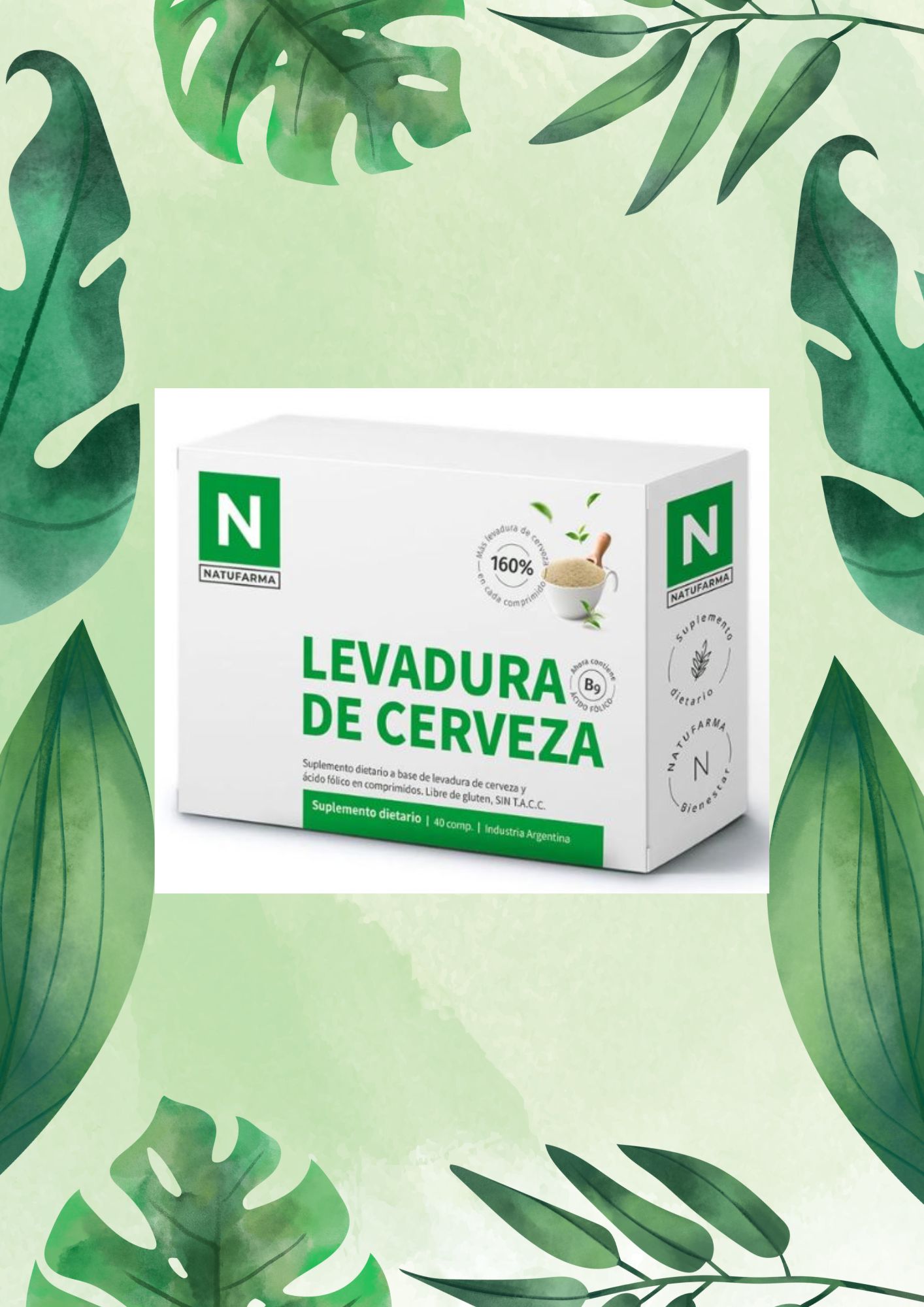 NATUFARMA LEVADURA 40 COMP