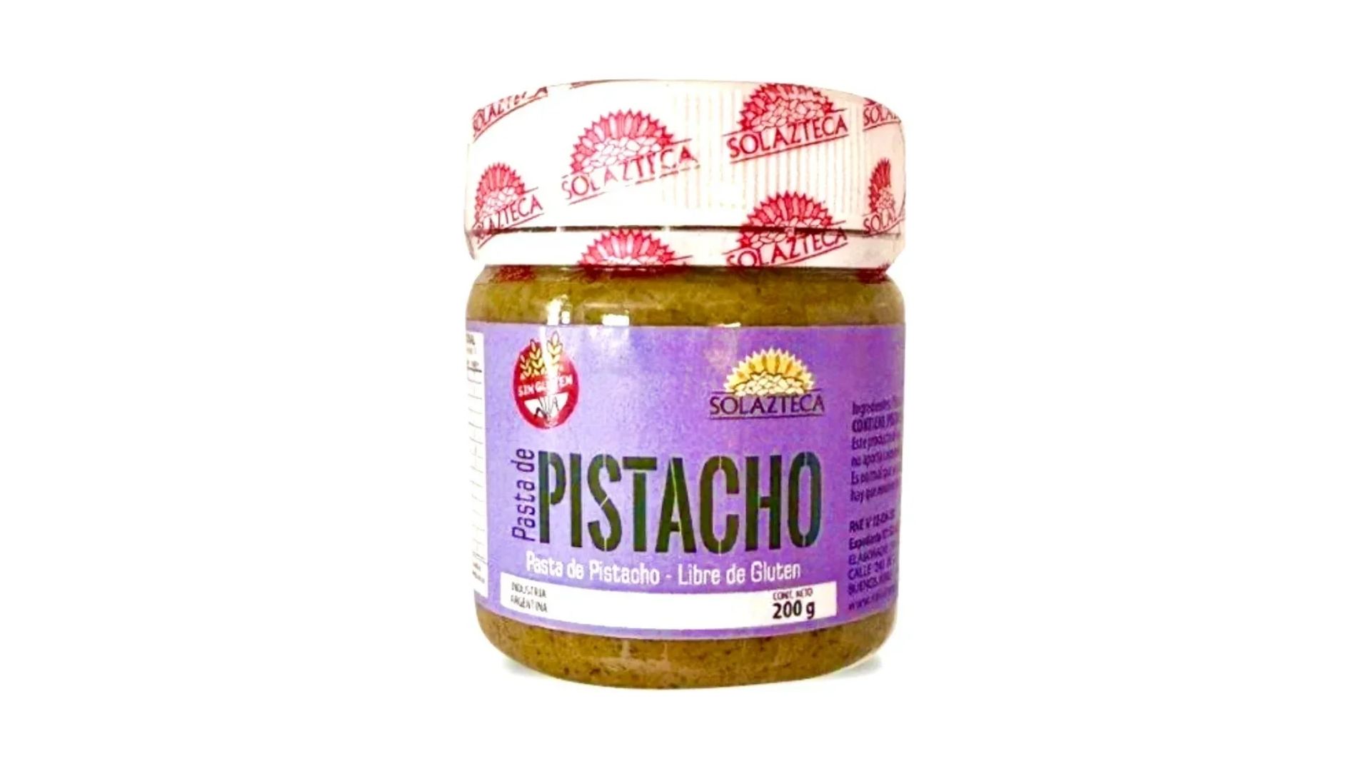 SOL AZTECA PASTA DE PISTACHO 200 GRS