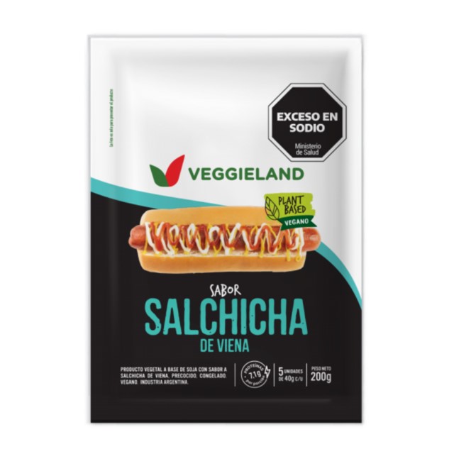 VEGGIELAND SALCHICHA 200 GRS