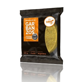 VIA VEG HAMB GARBANZO 2 UNID