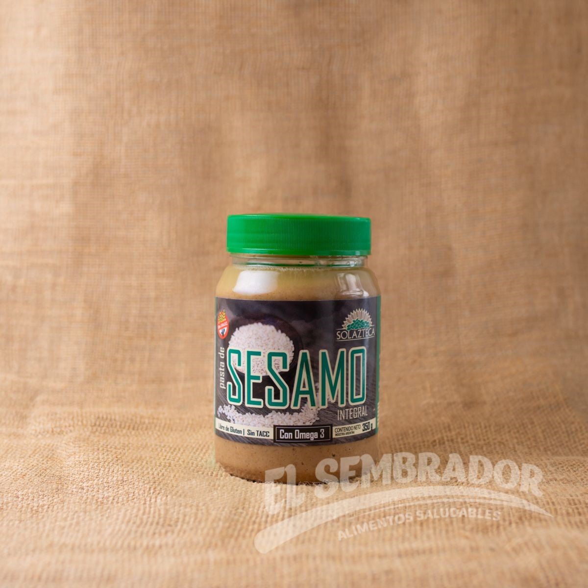 SOL AZTECA PASTA DE SESAMO INTEGRAL 350 GRS