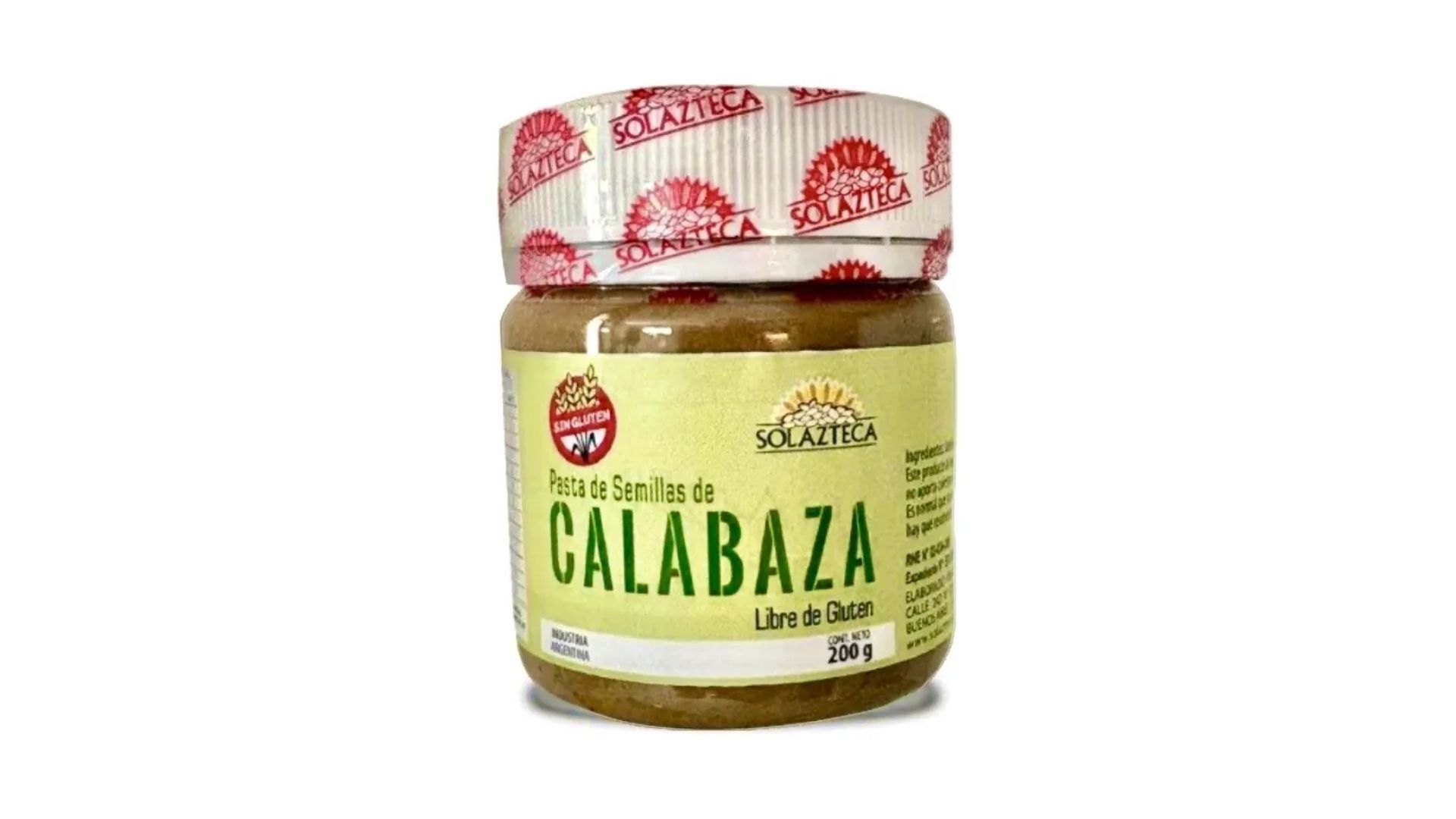 SOL AZTECA PASTA DE CALABAZA 200 GRS
