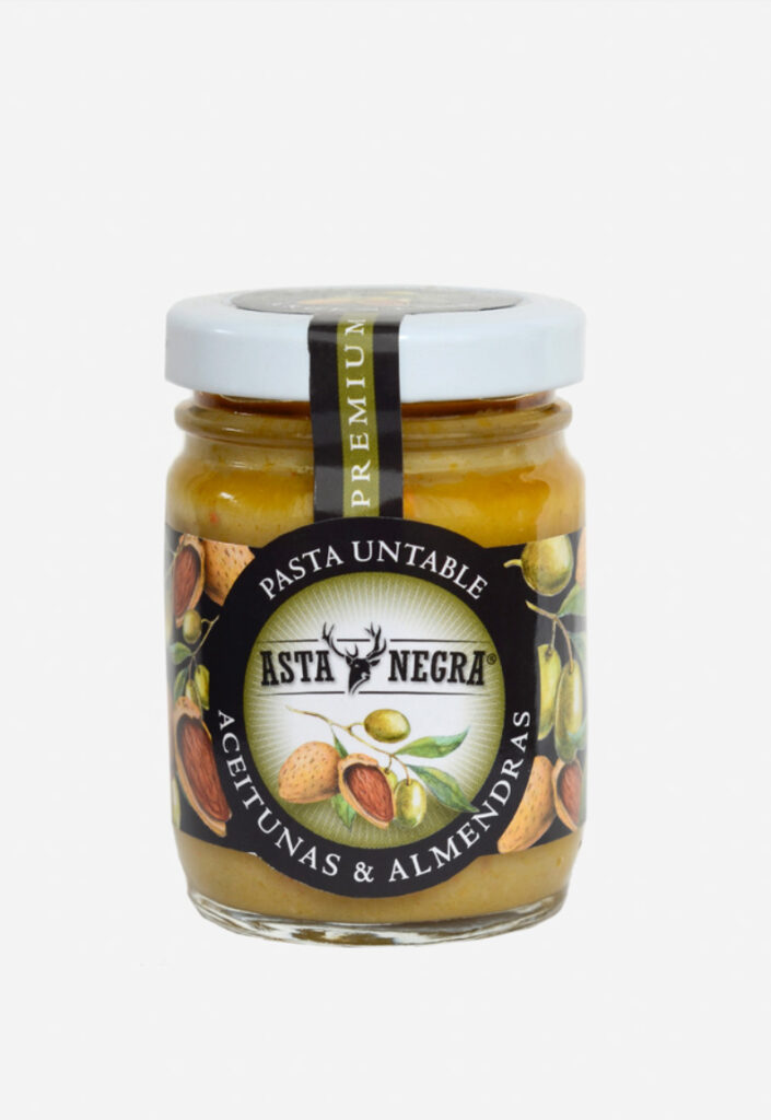 GRANJAS PAT PASTA DE ACEITUNAS Y ALMENDRAS 80 GRS