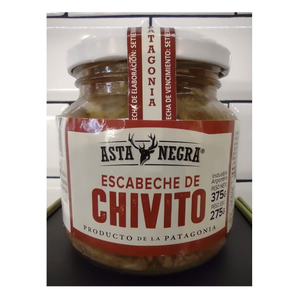 GRANJAS PAT CHIVITO ASTA NEGRA 375 GRS