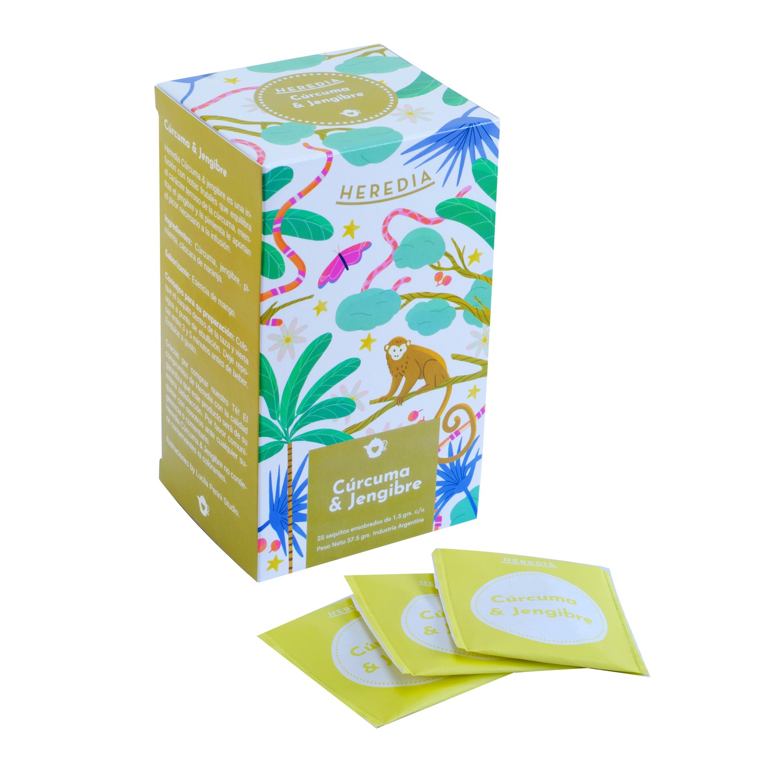 HEREDIA CURCUMA & JENGIBRE 25 SAQ