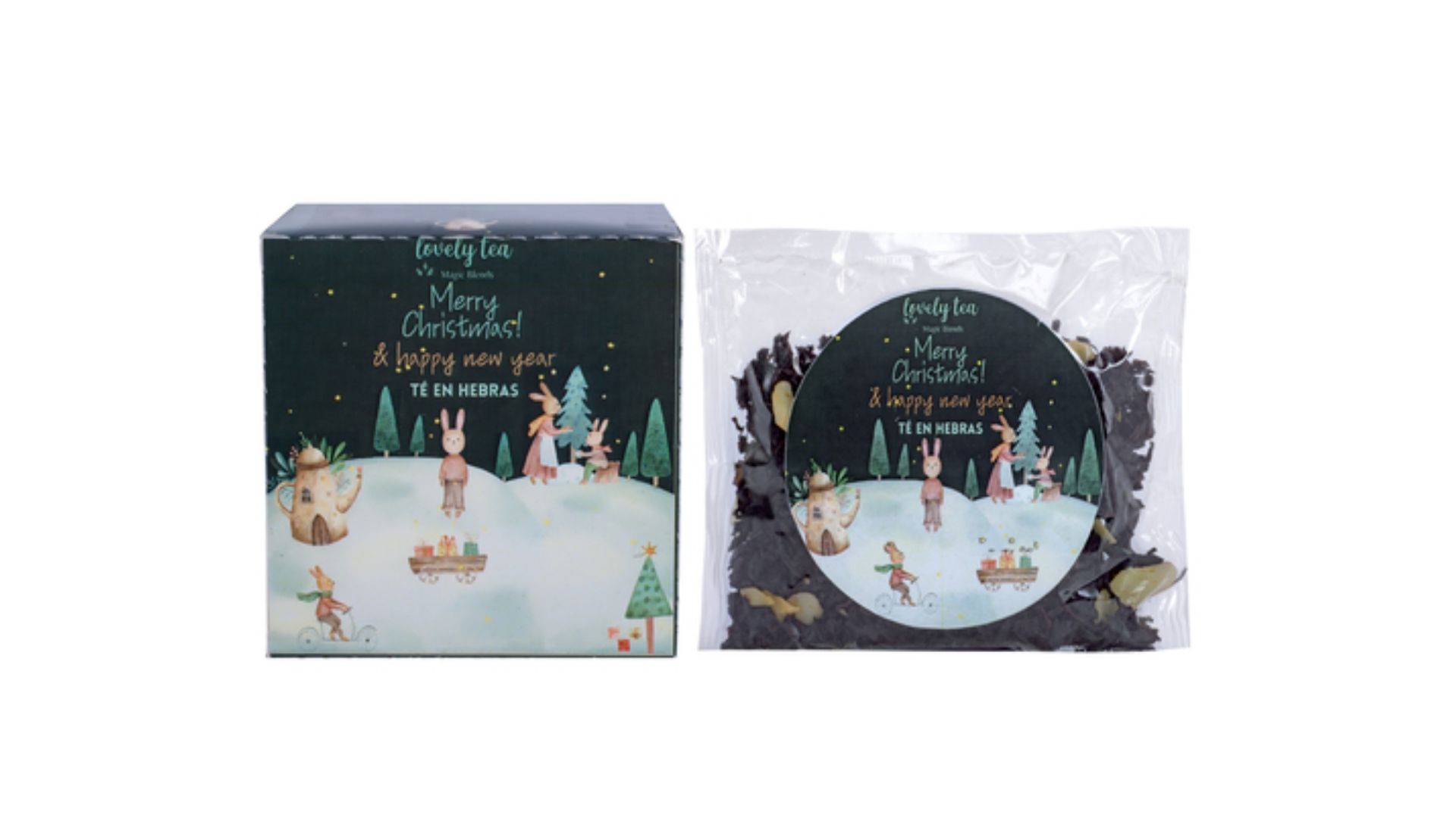 HEREDIA MERRY CHRISTMAS LOVELY TEA 3 UNID