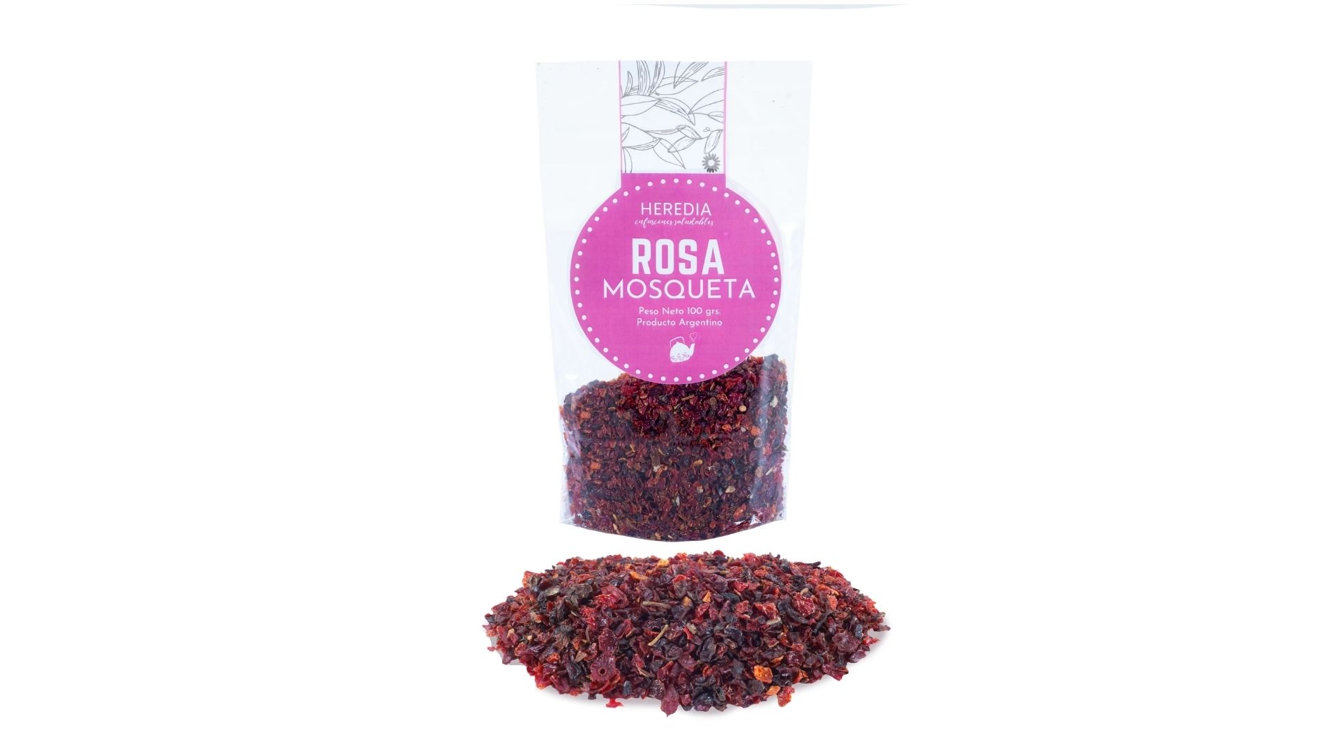 HEREDIA ROSA MOSQUETA 100 GRS