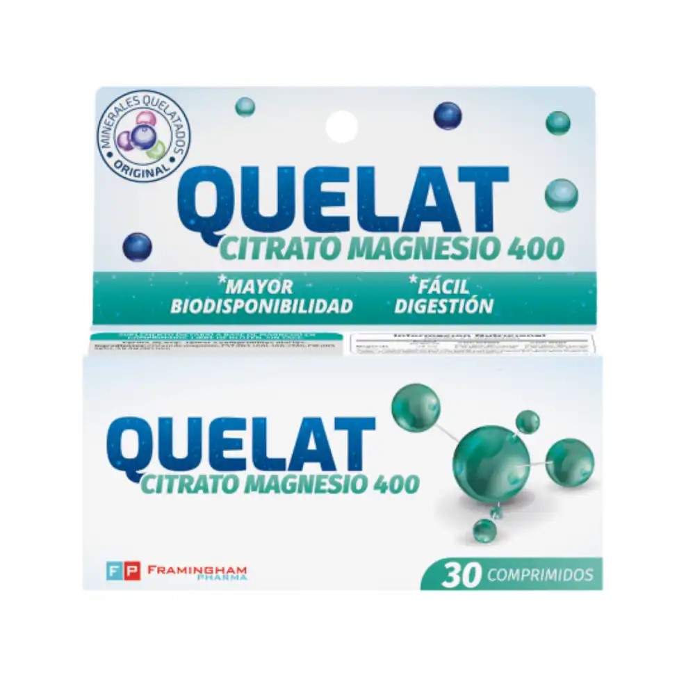 FRAMINGHAM QUELAT CITRATO DE MAGNESIO 30 COMP