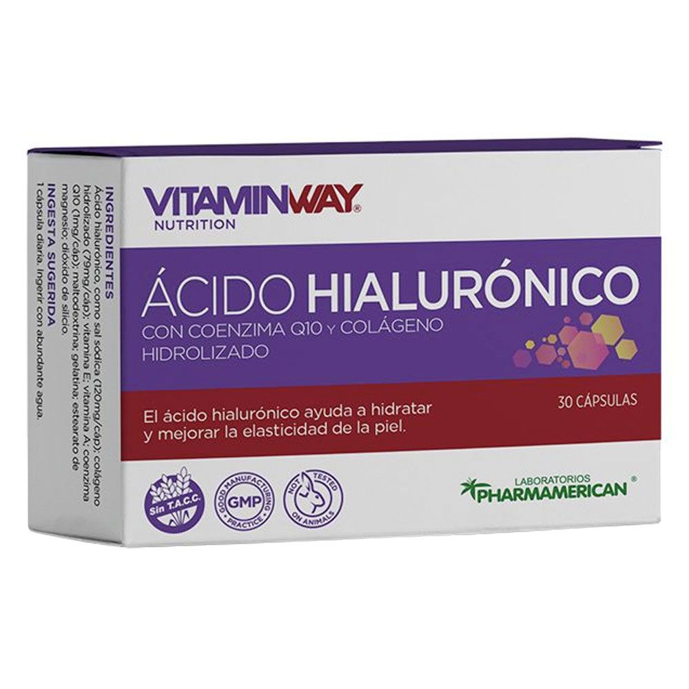VITAMINWAY HIALURONICO 30 CAPS
