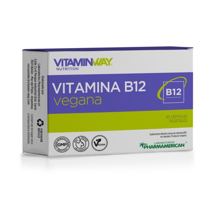 VITAMINWAY VITAMINA B12 VEGANA 20 CAPS
