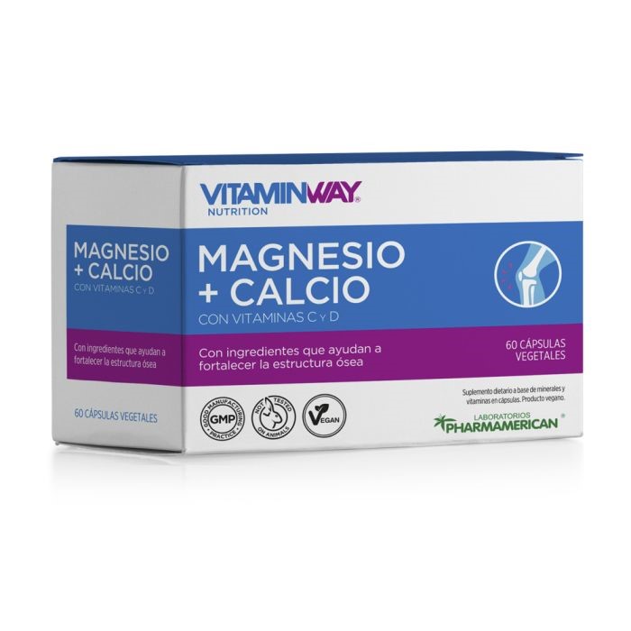 VITAMINWAY MAGNESIO + CALCIO 60 CAPS