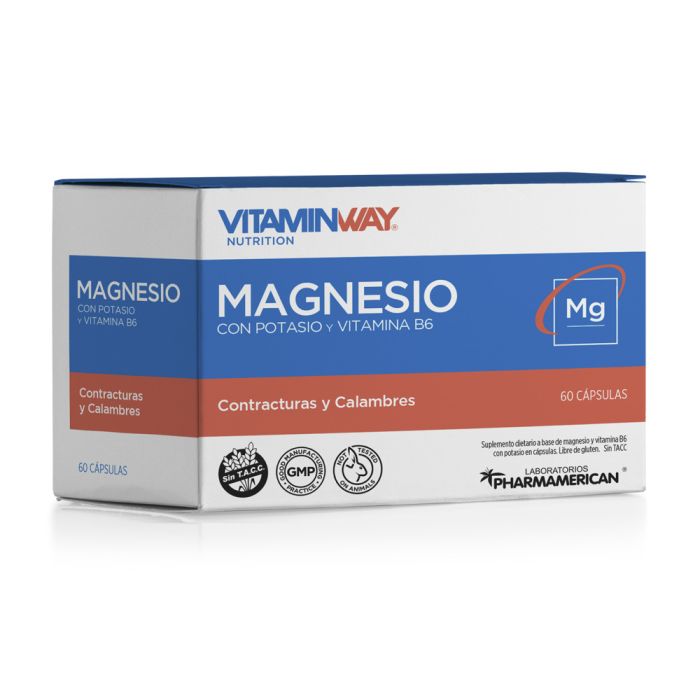 VITAMINWAY MAGNESIO CON POTASIO 60 CAPS