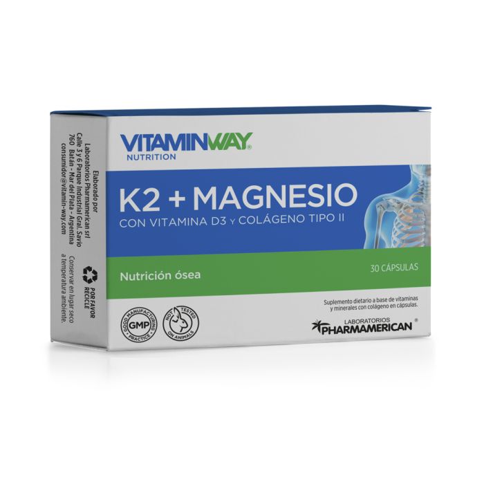 VITAMINWAY K2 + MAGNESIO 30 CAPS