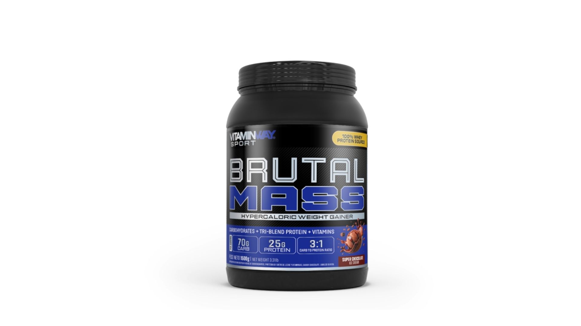 VITAMINWAY BRUTAL MASS CHOCOLATE 1500 GRS