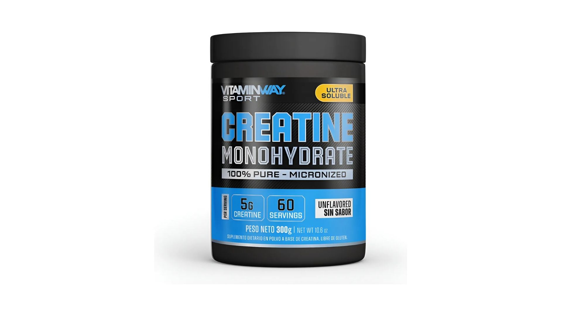 VITAMINWAY CREATINA MONOHIDRATO SIN SABOR 300 GRS