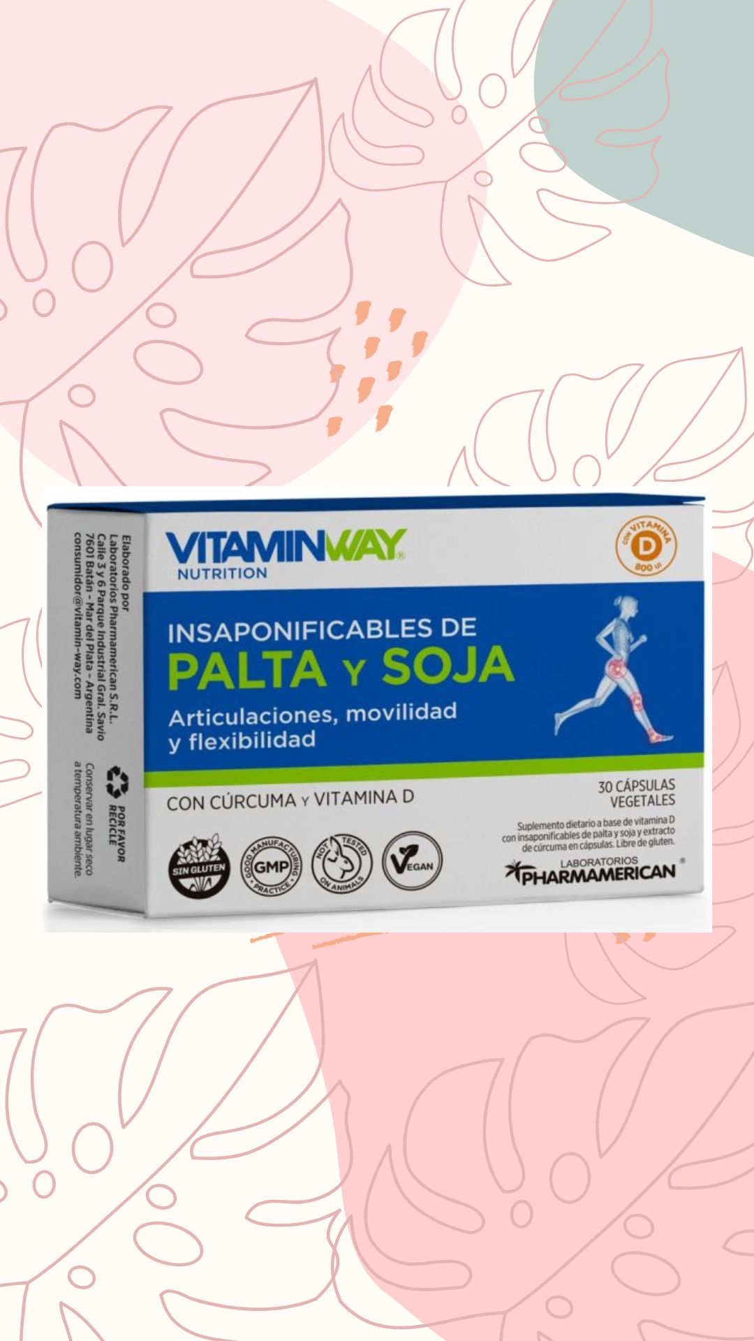 VITAMINWAY INSAPONIFICABLES PALTA Y SOJA 30 CAPS