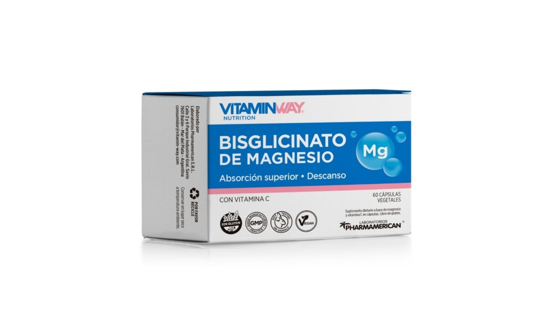 VITAMINWAY BISGLICINATO DE MAGNESIO 60 CAPS