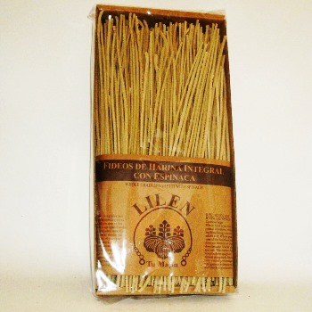 Lilen FIDEOS H. INTEGRAL CON ESPINACA 500 grs