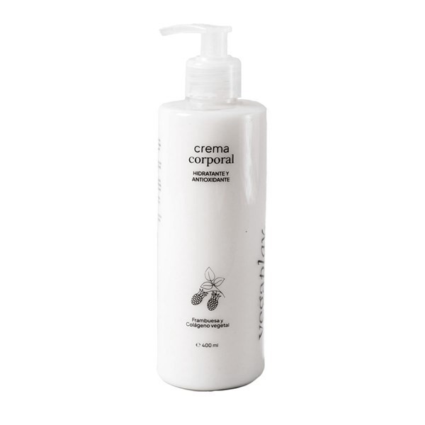 VEGAPLAY CREMA CORPORAL FRAMBUESA Y COLAGENO 400 ML